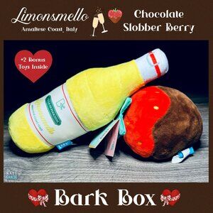 Bark Box Villa Di Poochini Limonsmello & Chocolate Slobber Strawberry M L